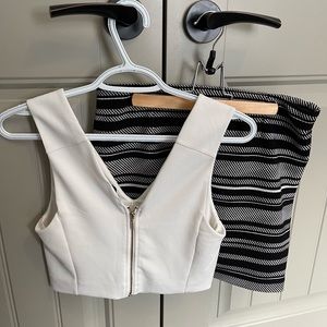 Dynamite 2 piece skirt outfit